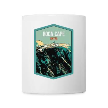 Illustration Cap de Roca, Phare, Portugal - Mug blanc - blanc - Devant