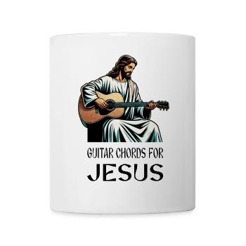 accords de guitare pour musique de Jésus Christ - Mug blanc - blanc - Devant