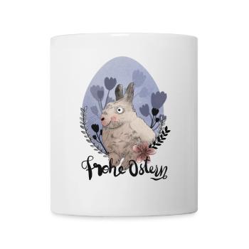 Easter Bunny Illustration Happy Easter - Mug - white - Front