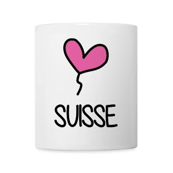SCHWEIZ. LAND. GENF. HUMOR. FLAGGE. GENF - Tasse - Weiß - Vorne
