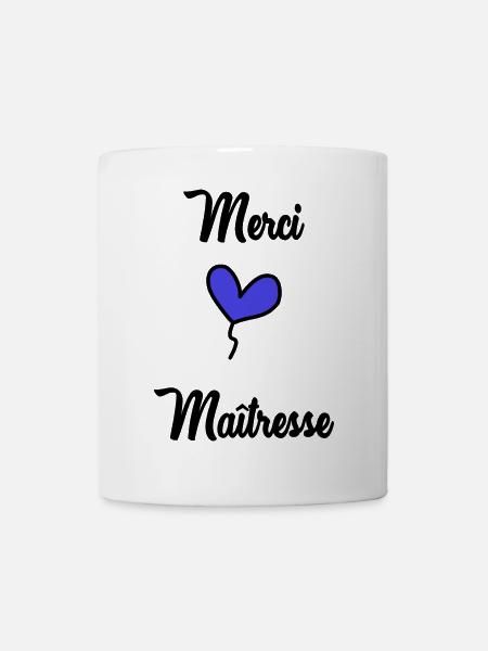 MERCI. THANKS. THANK YOU. ANNIVERSAIRE. NAISSANCE. - Mug blanc - blanc