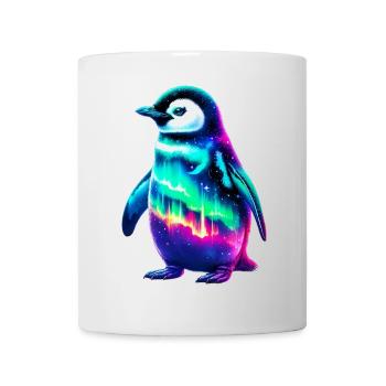 Aurora Borealis Pinguin - Tasse - Weiß - Vorne