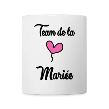 TEAM MARIEE - Mug blanc - blanc - Devant