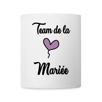 FUTURE MARIEE. EVJF. MARIEE. TEAM. TEAM MARIEE - Mug blanc - blanc - Devant