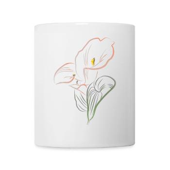 CALLA mix AutmnOrange2 - Mug blanc - blanc - Devant