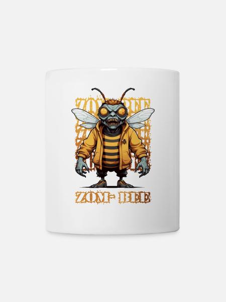 Zombie Biene - Tasse - Weiß