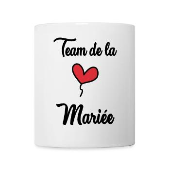 EVJF. MARIEE. TEAM. TEAM MARIEE. FUTURE MARIEE - Mug blanc - blanc - Devant