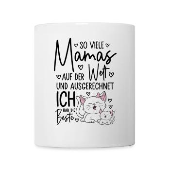 So viele Mamas Beste Mama Baby Muttertag Geschenk - Tasse - Weiß - Vorne