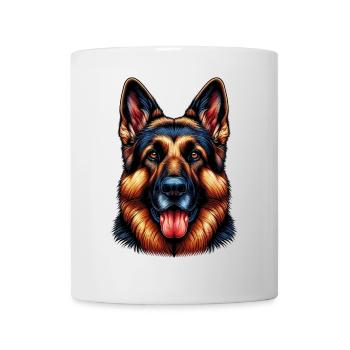 German Shepherd Dog - Mug - white - Front