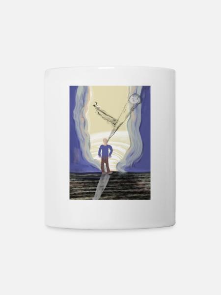 Au-delà de l’horizon : une odyssée cosmique - Mug blanc - blanc