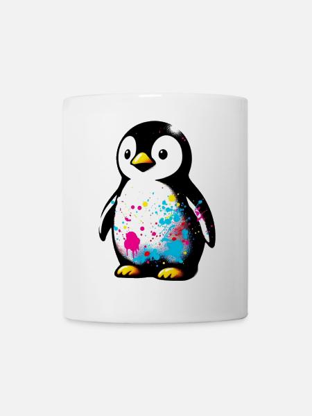 Pinguin - Tasse - Weiß