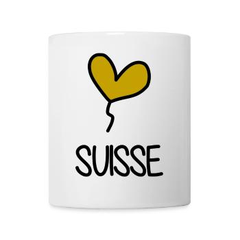 SCHWEIZ. LAND. GENF. SCHWEIZ. HUMOR - Tasse - Weiß - Vorne