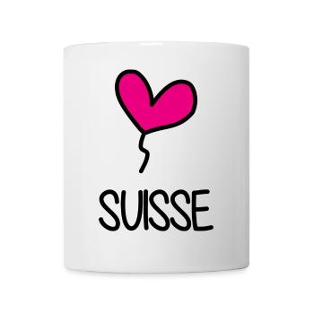 SUISSE. HUMOUR. PAYS - Mug blanc - blanc - Devant