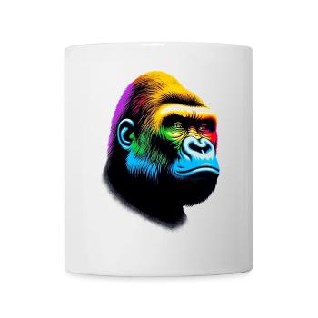 Gorille - Mug blanc - blanc - Devant