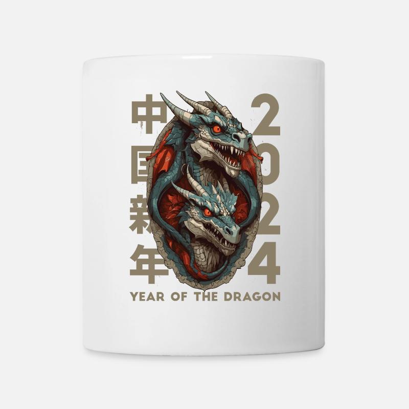 Dragon chinois - Mug blanc - blanc