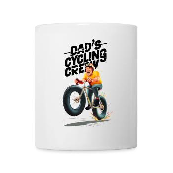 Vibrant Off-Road Cycling Illustration - Mug - white - Front