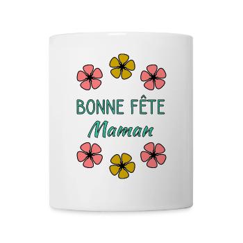 MUTTERTAG. SCHÖNEN MUTTERTAG. MAMA - Tasse - Weiß - Vorne