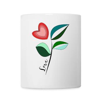 HEART. MOM. MOTHER'S DAY. HEART. FEAST - Mug - white - Front