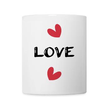 MOM. MOTHER'S DAY. HEART. FEAST - Mug - white - Front