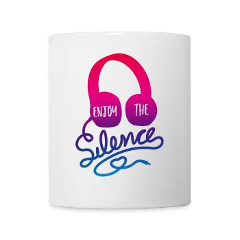 enjoy the silence - ME-Time genießen - Tasse - Weiß - Vorne