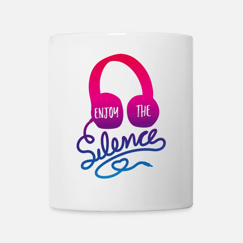 enjoy the silence - ME-Time spielen - Mug - white