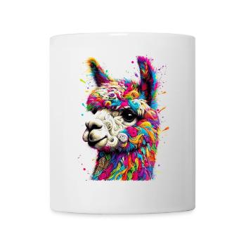 Alpaka - Tasse - Weiß - Vorne