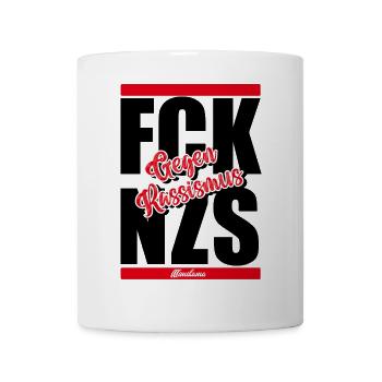 Gegen Rassismus - Tasse - Weiß - Vorne