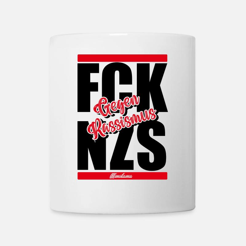 Gegen Rassismus - Tasse - Weiß