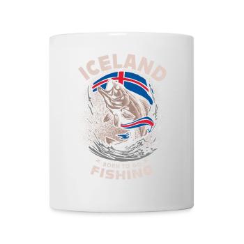 ICELAND - born to go - FISHING - Mug - white - Front