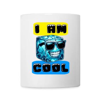 Eis - Tasse - Weiß - Vorne
