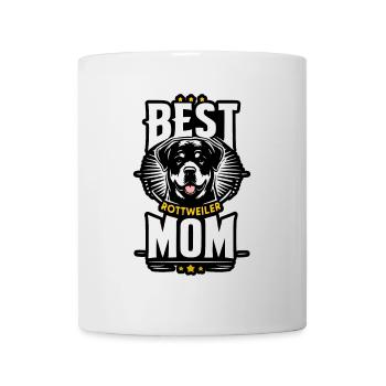 best mom , meilleure maman de rottweiler - Mug blanc - blanc - Devant