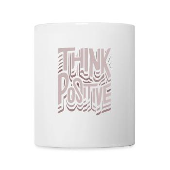 think positive - Mug blanc - blanc - Devant