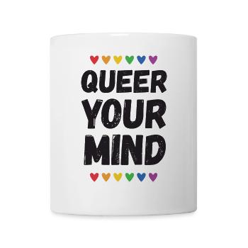 LGBTQ Pride Month - Queer Your Mind - Mug - white - Front