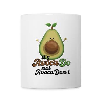 Avocado Funny Positive Optimism Gift - Mug - white - Front