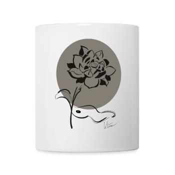 Lotus - Tasse - Weiß - Vorne