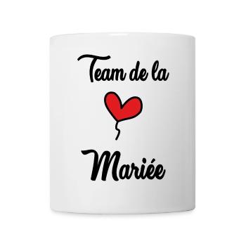 GERADE VERHEIRATET. Junggesellinnenabschied. VALENTINSTAG. PAAR - Tasse - Weiß - Vorne