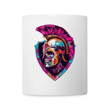 Spartan Skull Gladiator - Mug - white - Front