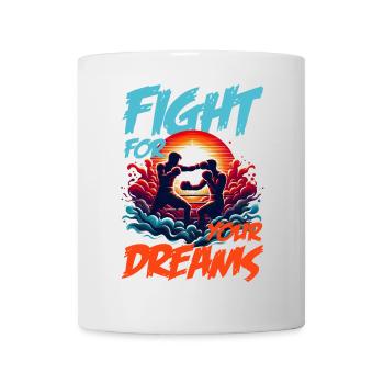 Épreuve de boxe épique : combattez pour vos rêves ! - Mug blanc - blanc - Devant