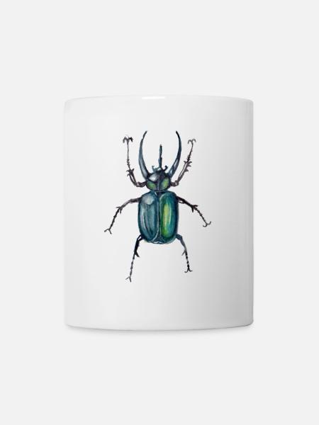 Scarabée - Mug blanc - blanc