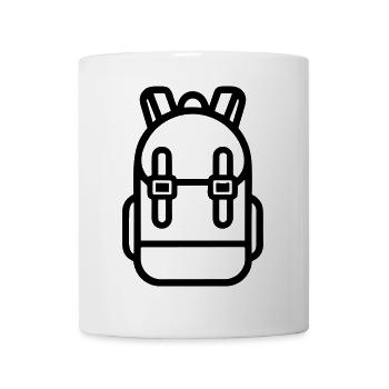 Rucksack - Tasse - Weiß - Vorne