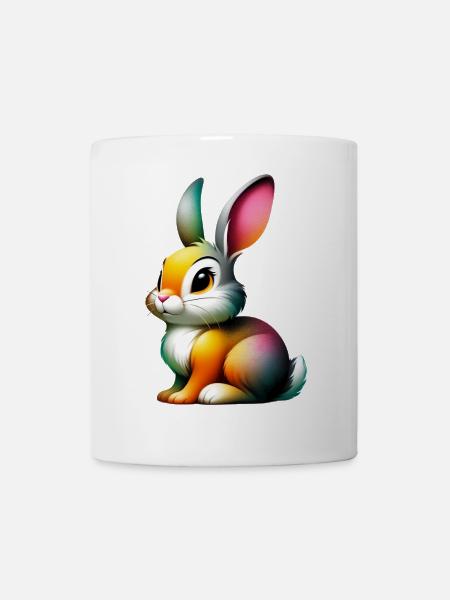 Kaninchen - Tasse - Weiß