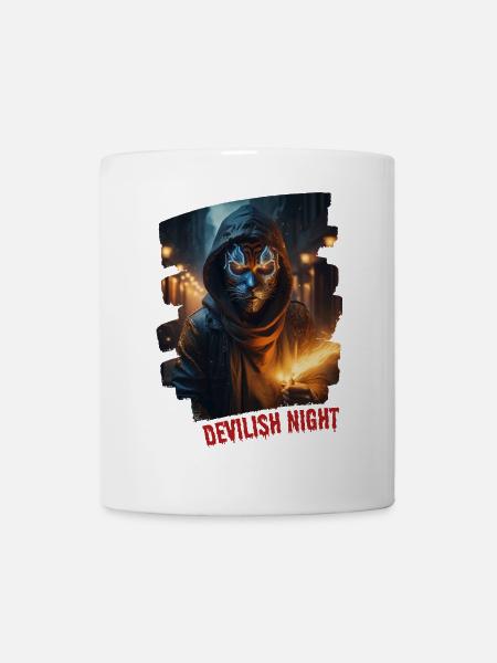 NUIT DIABOLIQUE - Mug blanc - blanc