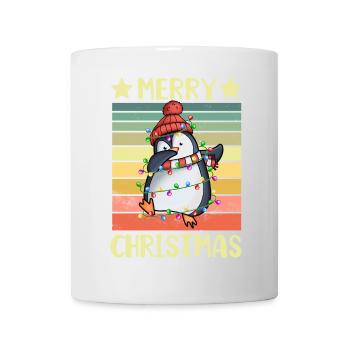 Joyeux Noël Pingouin - Mug blanc - blanc - Devant