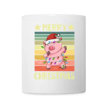 Merry Christmas Pig - Mug - white - Front