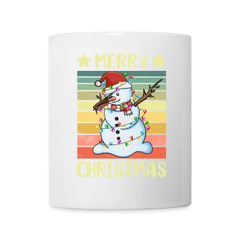 Merry Christmas Snowman - Mug - white - Front