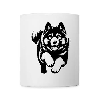 American Akita - Tasse - Weiß - Vorne