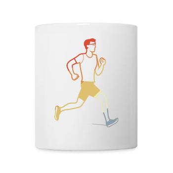 Retro Jogger Sketch - Mug - white - Front