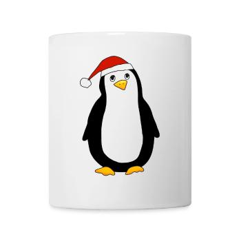 Pingouin de Noël - Mug blanc - blanc - Devant