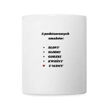 Geschmäcker bei Mama - Tasse - Weiß - Vorne