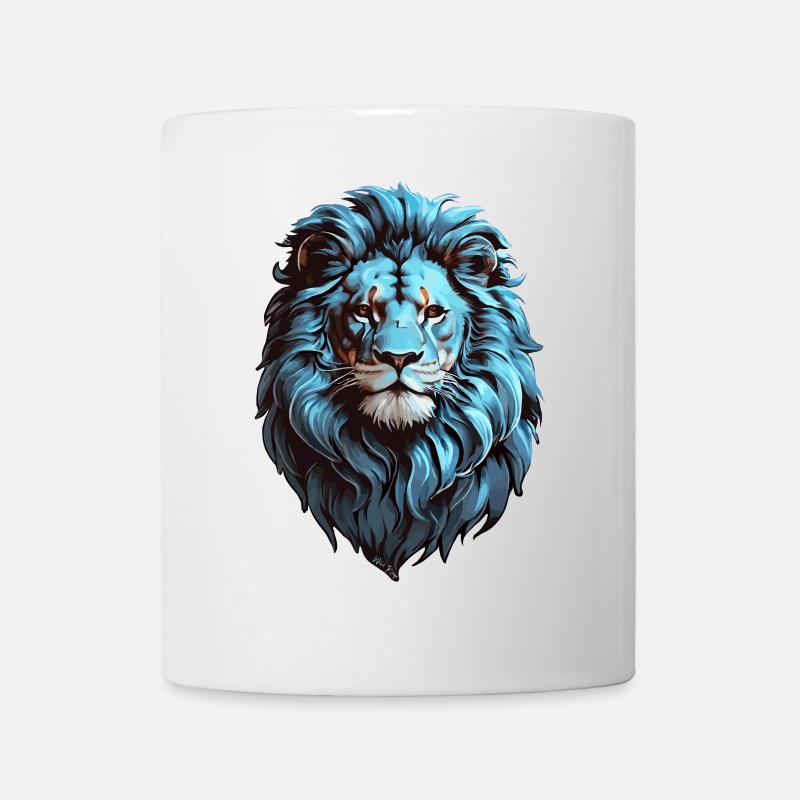 Löwe - Tasse - Weiß